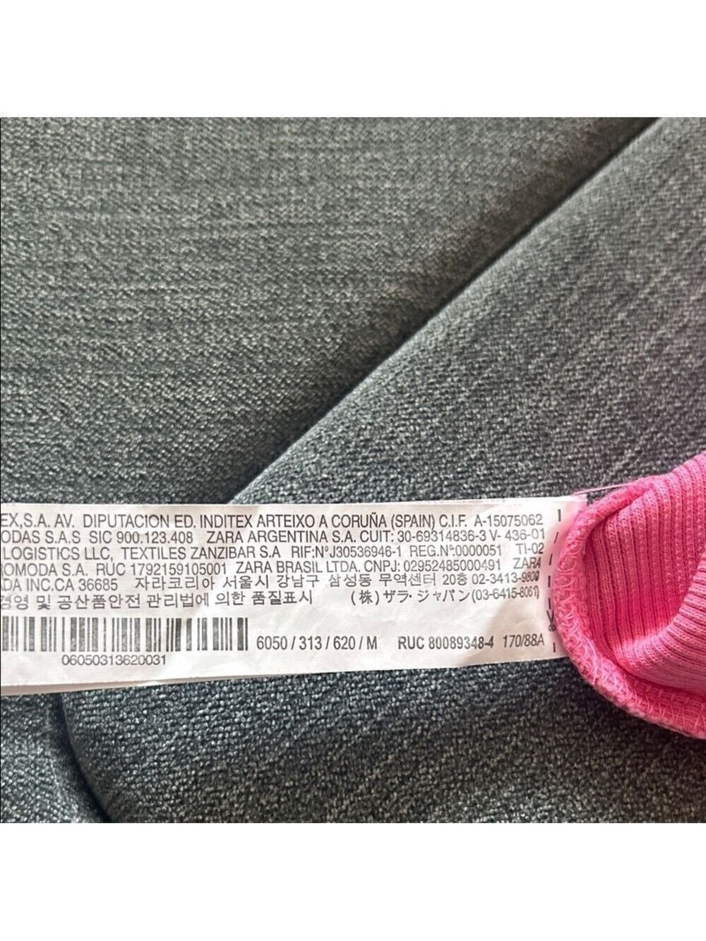 Zara TRF Pink Washed Effect Ruffled Top Medium - Picture 5 of 6